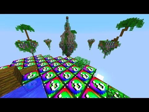 Minecraft SPIRAL LUCKY BLOCK SKY WARS