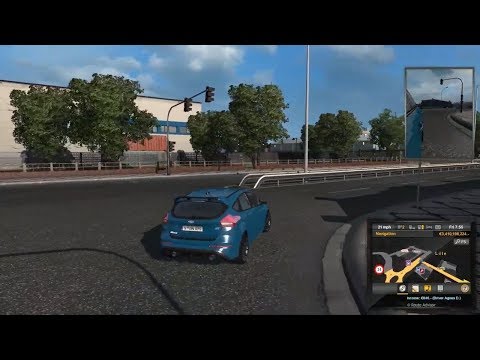 ETS2 1.34 Mods |Car Mod| - Test Run on Ford Focus RS 2017 V1.2