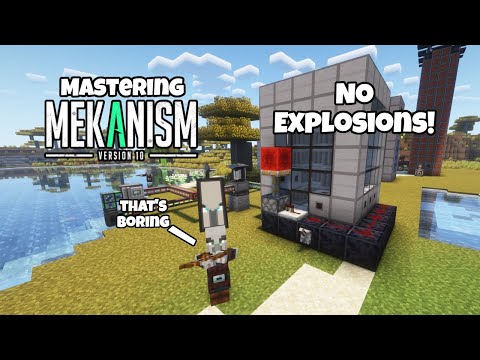 Mastering MEKANISM 10 Ep 11 | Safeguarding the Fission Reactor | Minecraft 1.20.1