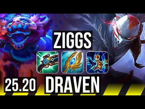 ZIGGS & Morgana vs DRAVEN & Rammus (ADC) | 9/1/13, Legendary | KR Master | 25.20