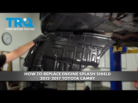 How to Replace Engine Splash Shield 2012-2017 Toyota Camry