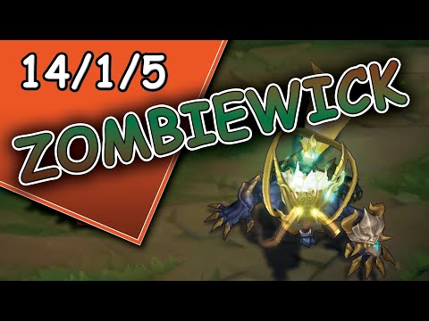S10 -  ZOMBIEWICK Tips and Tricks - [How to Warwick Jungle Season 10 Full Gameplay]