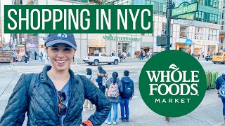 Grocery Shopping in New York City | Shopping at Whole Foods | This and Nat