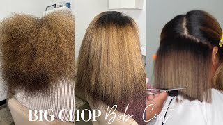 CUT It Off, It’s Just Hair! Blonde Big Chop | Blunt Bob
