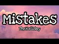 TheHxliday - Mistakes (Lyrics Video)
