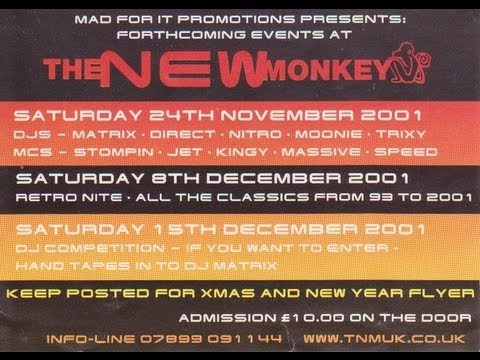 Dj Chrissy-G Mc Stompin TNT & KC @ The New Monkey 15.12.2001