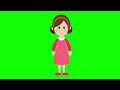 Green Screen Girl Dancing Kids Dancing Dance