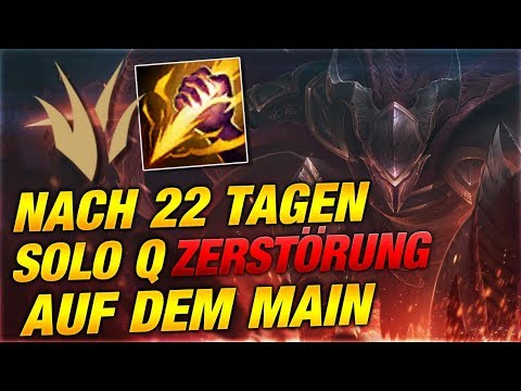 Nach 22 Tagen: Solo Q ZERSTÖRUNG auf dem Main! Pantheon Jungle [League of Legends]
