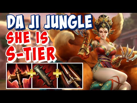 DANGEROUS DA JI JUNGLE BUILD CONQUEST S-TIER SMITE SEASON 9