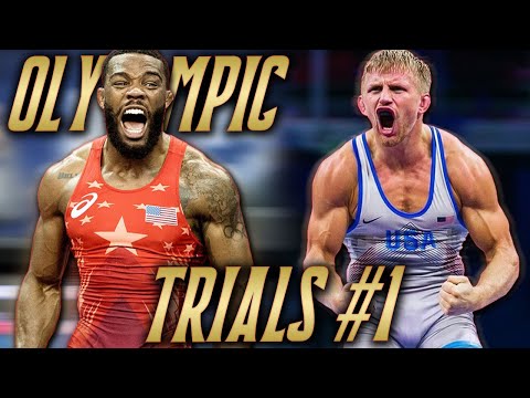 Kyle Dake vs Jordan Burroughs 74kg #1🔥 USA Wrestling Olympic Trials 2021