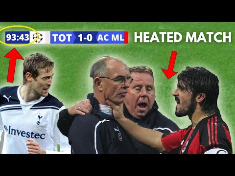 The Last Time AC Milan Faced Tottenham (Intense Game)