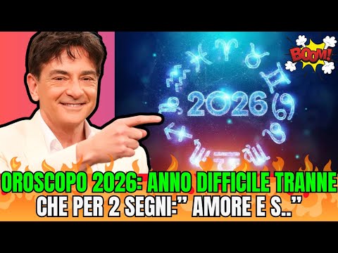 2026 HOROSCOPE: "IT WILL BE A BLACK YEAR EXCEPT FOR THESE SIGNS... LOVE AND SO..."