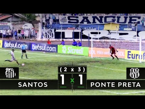 PÊNALTIS | Santos x Ponte Preta - Melhores Momentos (HD) - Copa São Paulo 2020