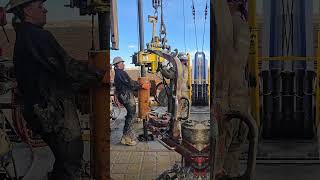 Download lagu Pulling Out Drill Pipes #drilling #rig #pulling mp3