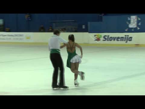 3 M. LEININGER / M. CAUREL (FRA) - ISU JGP Sencila Bled Cup 2012 Junior Ice Dance Free Dance