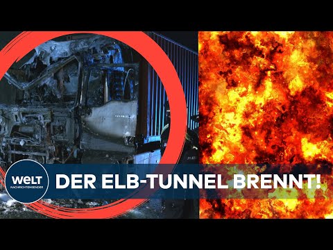 HAMBURG: Elbtunnel in Flammen! - Lkw-Brand löst Vollsperrung aus - Völliger Ausnahmezustand!