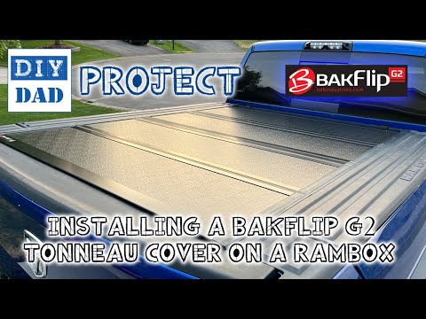 How To Install a Bakflip G2 Hard Folding Tonneau Cover on a Ram w/ Rambox
