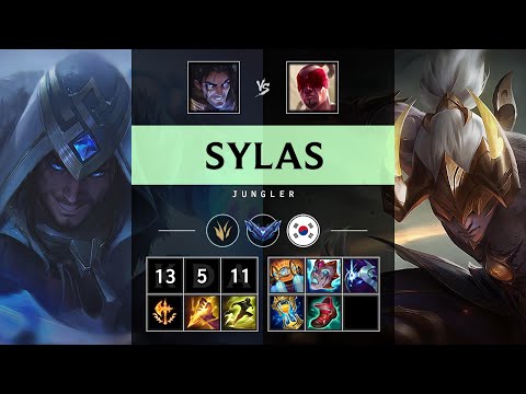 Sylas Jungle vs Lee Sin - KR Diamond Patch 25.S1.3