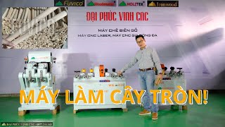 Máy làm cây tròn Woodmaster. Chuốt tròn, chà nhám cây tròn WM-60RR; WM-80RR; WM-60B2