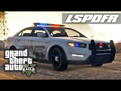 LSPDFR SP E25 - State Trooper Sandy Shores Patrol