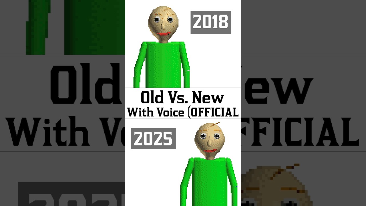 Old Baldi vs New Baldi 🤔 (Official) #baldisbasics