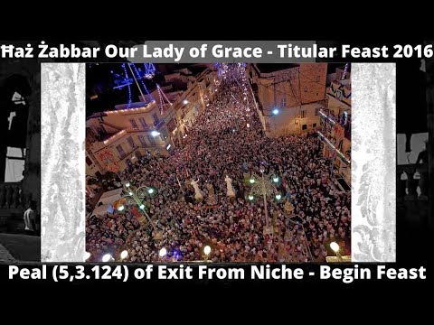 Ħruġ Minn Niċċa (2016 - 5,4.123) - Żabbar Madonna tal-Grazzja - Festa Titulari - 5 Qniepen