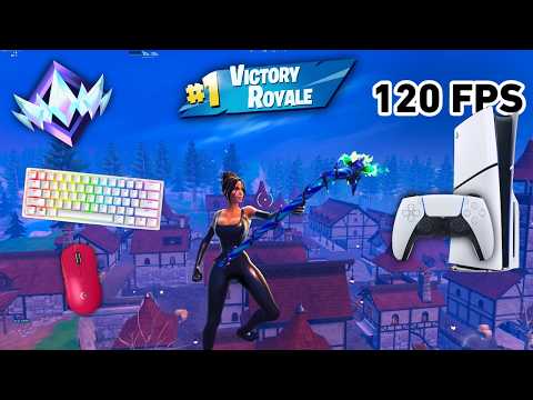 Fortnite Unreal Ranked Reload On PS5 Slim | Keyboard & Mouse Gameplay | 120 FPS | 4K