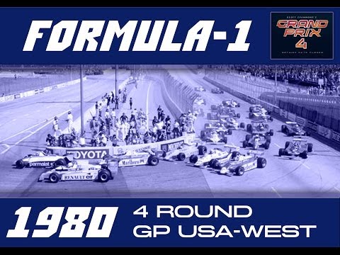 Grand Prix 4. World AI Formula-1 Championship 1980. 4 round. USA. Qualify and Race. 30 laps