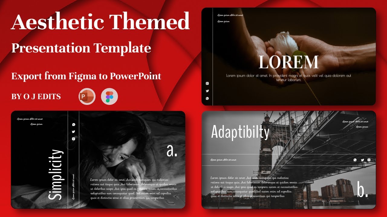 Aesthetic Presentation Template | Download PowerPoint Template | O J Edits