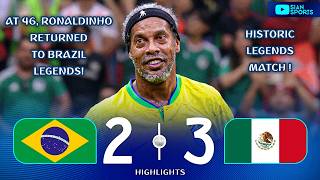 AOS 46 ANOS, RONALDINHO VOLTA A VESTIR A CAMISA DO BRASIL EM PARTIDA HISTÓRICA DAS LENDAS 2026