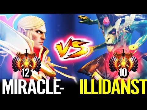 Illidan Medus VS Miracle Invoker TOP Ranked SEA Solo Mid Dota 2