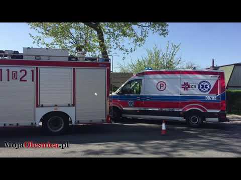 19.04.2018 Oleśnica - śmiertelny wypadek ze śmieciarką