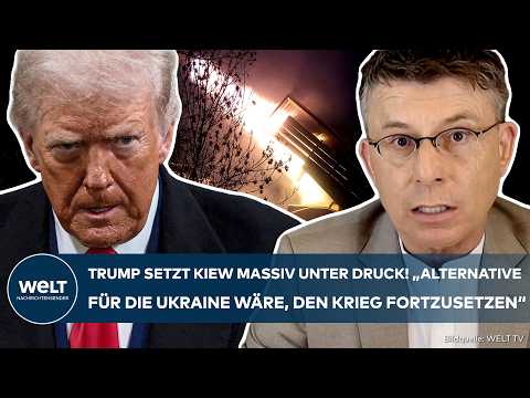 UKRAINE-KRIEG: Trump setzt Selenskyj die Pistole auf die Brust! Diese Frage könnte alles entscheiden