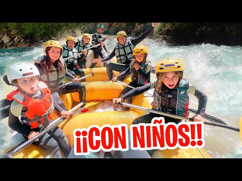 Rafting en FAMILIA Numerosa ¡¡CAEMOS al río!! NUESTRO hijo DE 6 AÑOS ¡SOLO EN LA BARCA! 