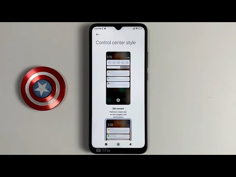 How to change Control Center Style on Poco C40 Android 11
