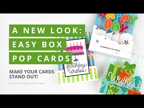 New and Easy Box Pop Cards!