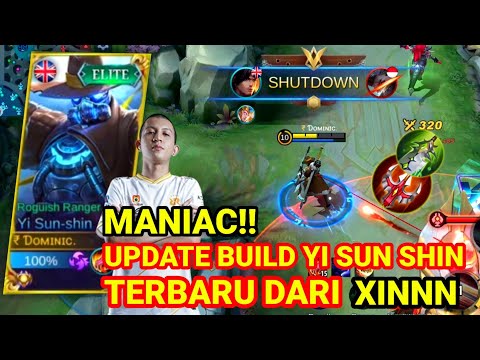 MANIAC! BUILD YI SUN SHIN TERSAKIT 2021 - BUILD YI SUN SHIN TERSAKIT TOP GLOBAL MOBILE LEGENDS