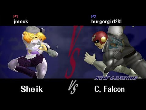 Salt(Captain Falcon) vs Jmook(Sheik) Schwab Roulette Winners Semi-Final