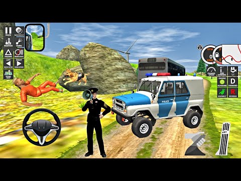 Offroad Police Cars Drive Sim - Prisoners Transportation Simulator - Android Gameplay