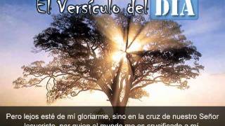 Miniatura del video: El versiculo del dia .com - Galatas 6 v14