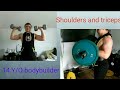 14 Y/O Bodybuilder Shoulder And Tricep Workout |Day 111| 1.7K subs!