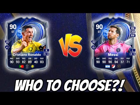WHO TO CHOOSE!? 🤔 90 TOTY HM Cristiano Ronaldo vs Lionel Messi SBC - FC 26 Ultimate Team