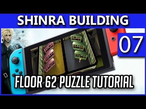 Shinra Building Floor 62 Puzzle Tutorial | Final Fantasy 7 Switch | FF7 Walkthrough - Part 7