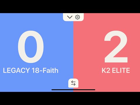 LEGACY 18-Faith Vs K2 ELITE 6/7/25 Charlotte, NC JVA CHALLENGE