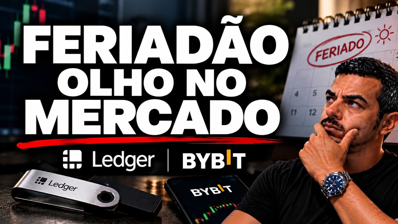 🔥 Bitcoin AO VIVO - Analisando Mercados Feriado - Sorteio e Campeonato BYBIT - Ledger