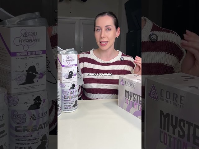Core Nutritionals x Fun Sweets Mystery Cotton Candy -- Guess the Secret Flavors!