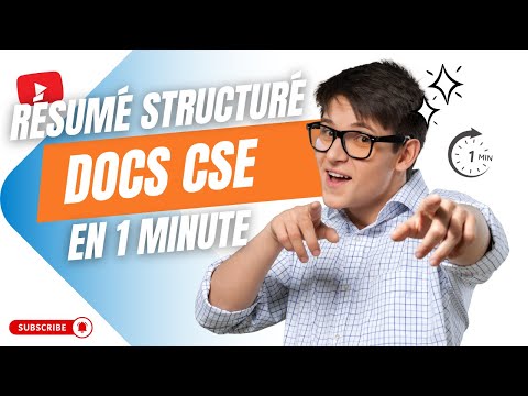 Résumé automatique de documents CSE