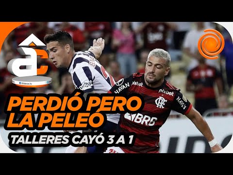 Talleres no pudo en el Maracaná y perdió 3 a 1 con el Flamengo en la Copa Libertadores