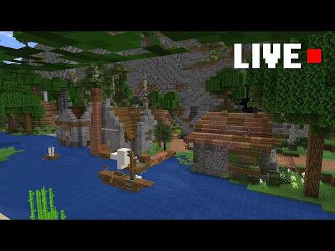 EPIC NEW VILLAGE BUILD! Minecraft 1.20 LIVE