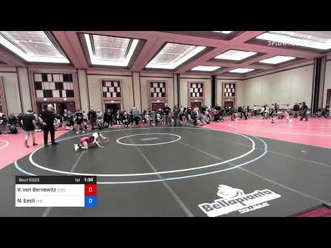 71 Lbs Rr Rnd 5 - Vince Von Bernewitz, Virginia Team Predator Wrestling Club Vs Nico Emili, The Hu